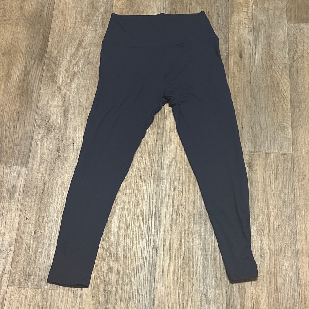 Navy Blue High-Waisted Leggings